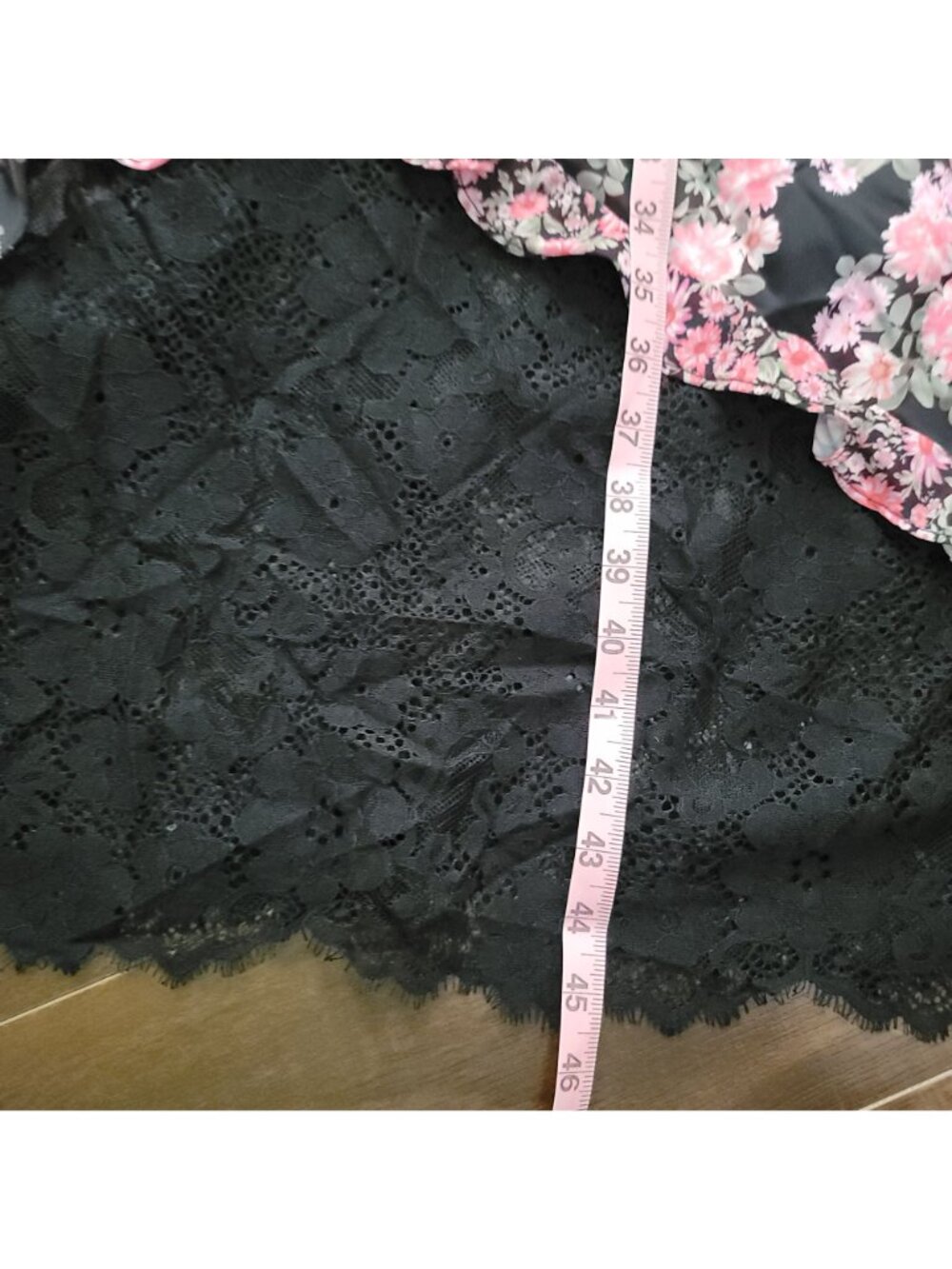 For Love And Lemons Rosalyn Dress Lace Satin Romance 90s Y2K Whimsy Womens XS - Picture 9 of 9